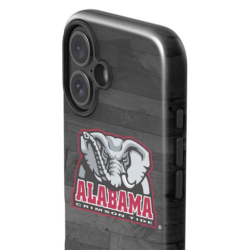 University of Alabama Basketball Wood iPhone 16 Plus Impact Case